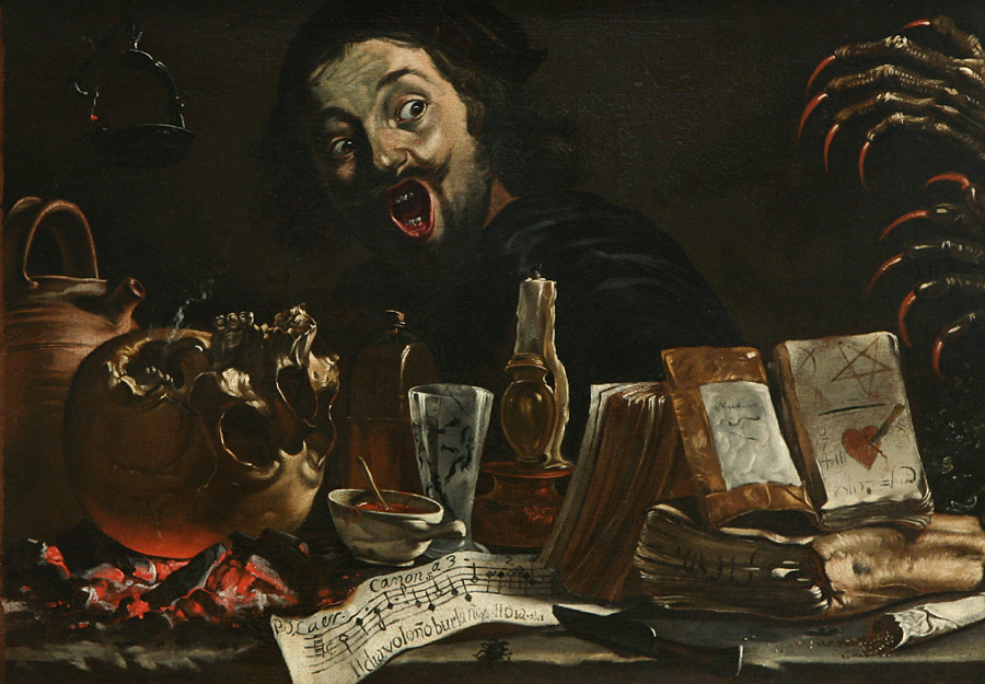 Петер ван Лир Мистическая сцена с Автопортретом 1638