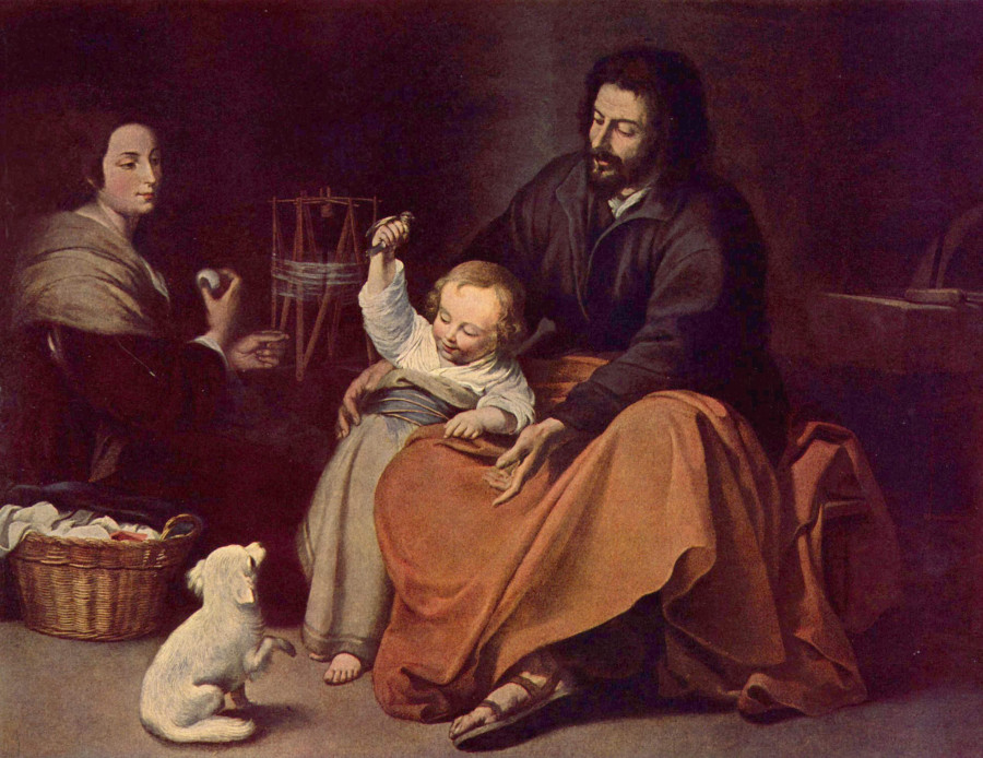 ZBartolomé_Esteban_Perez_Murillo Святое семейство прим 1650