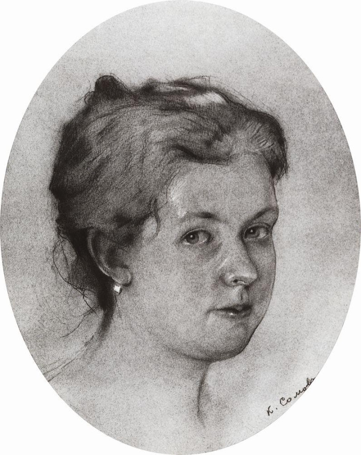 Портрет А.А.Сомовой-Михайловой. 1897