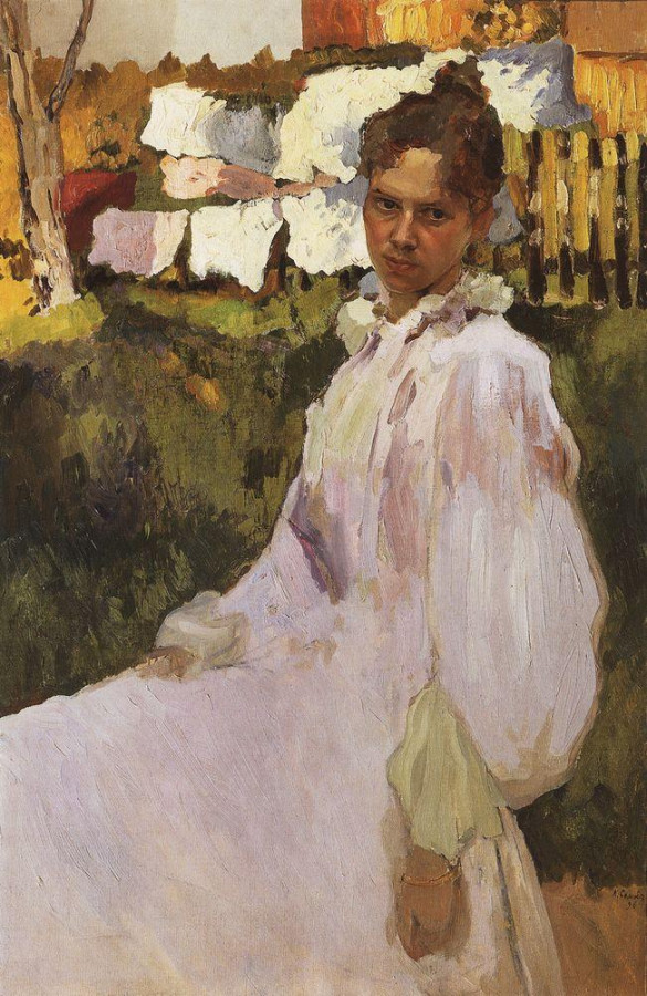 Портрет Н.Ф.Обер. 1896