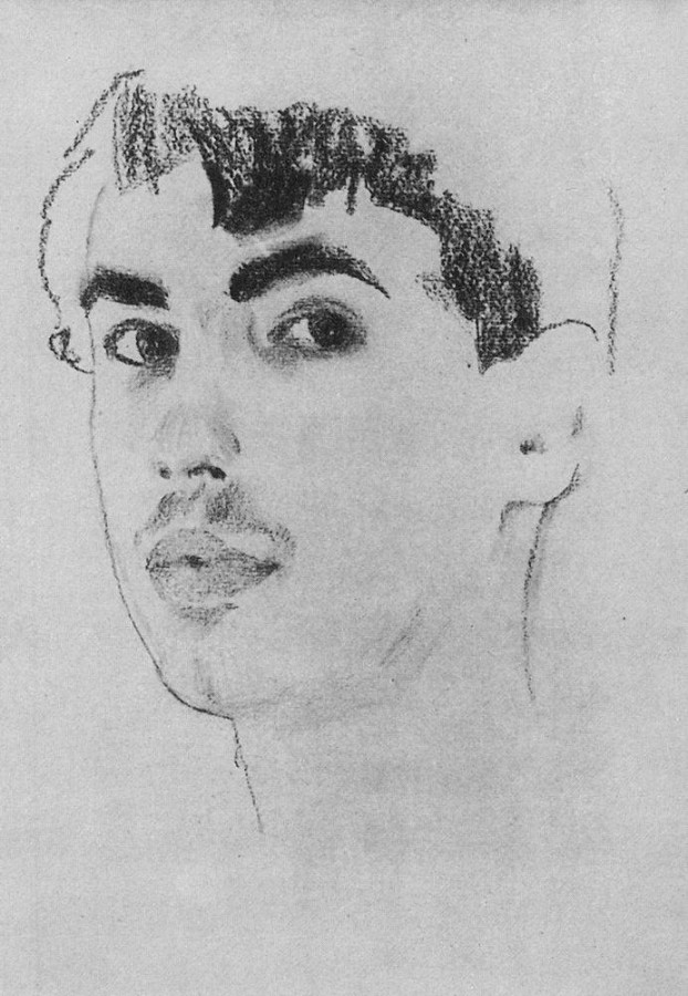 Портрет танцовщика Н.С.Познякова. 1910