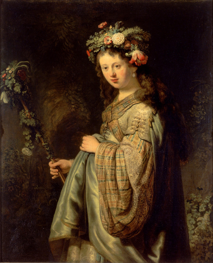 6 Saskia-as-Flora-1634-by-Rembrandt