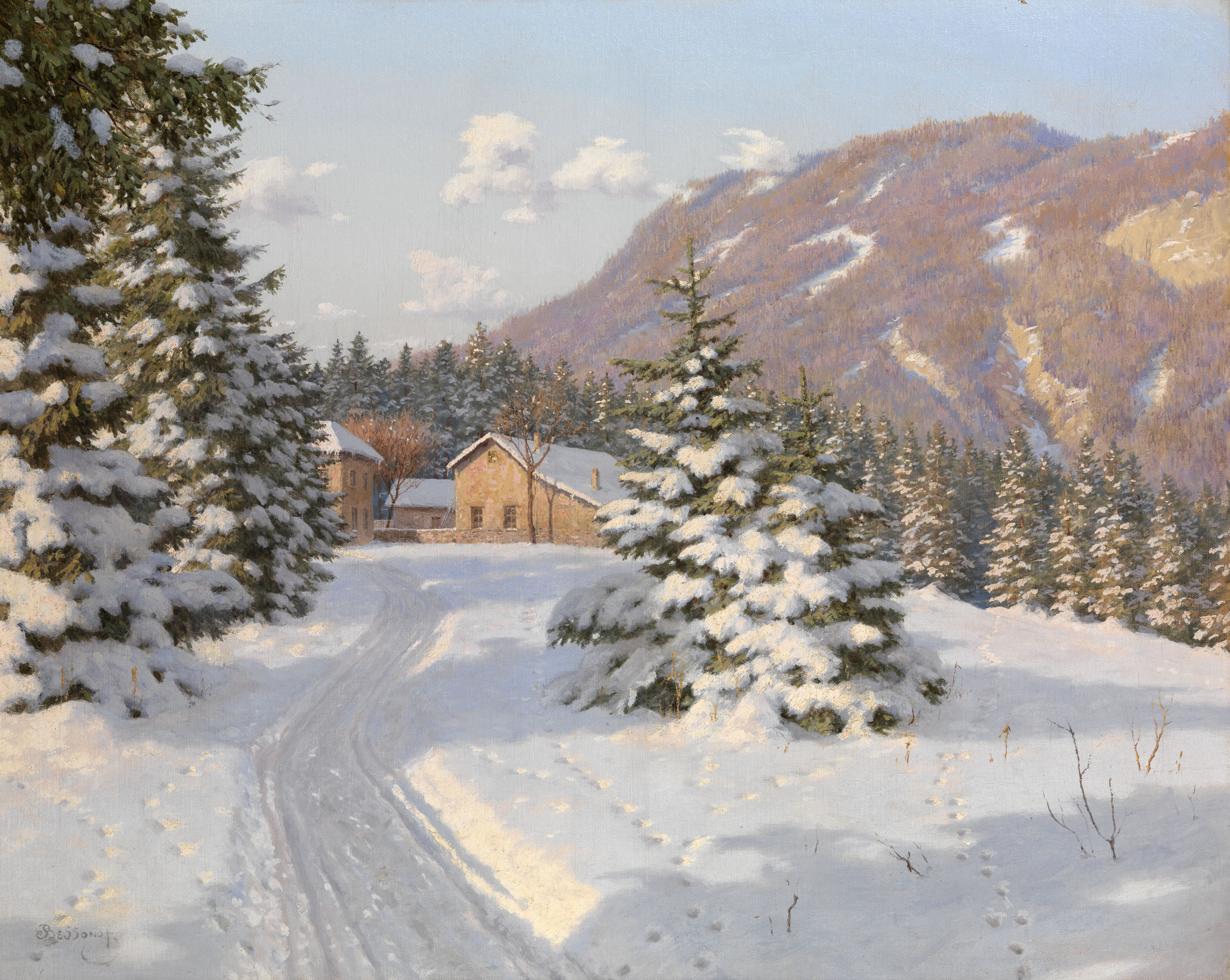 BESSONOV, BORIS Winter Landscape,
