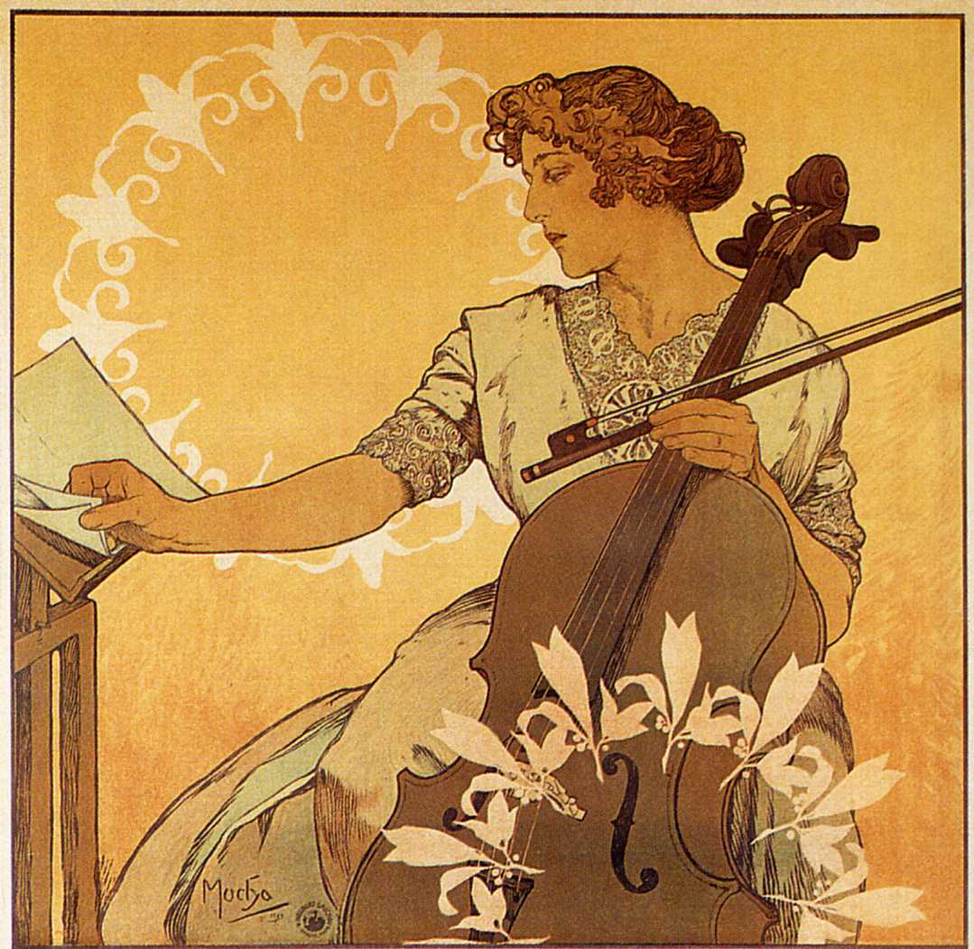 Афиша для концерта Зденки Черны. Фрагмент-1913