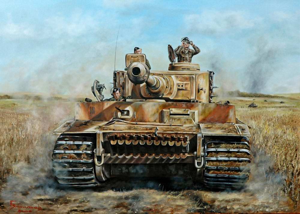 Перед Курским сражением - немецкий танк Тигр дивизии СС Мертвая голова (Глеб Васильев)