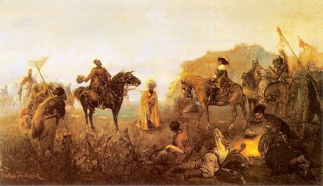 Вацлав Павлишак. Казацкий подарок. 1885