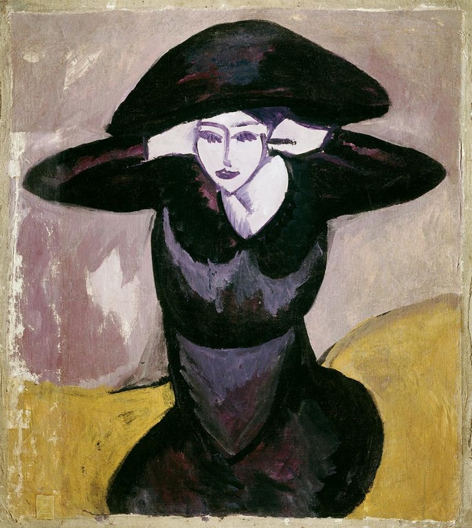 kirchner-1911-woman-in-a-hat