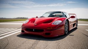 Превью обои ferrari, f50, 1995, красный