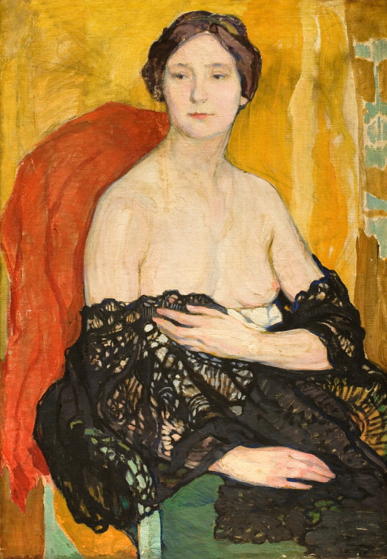 Женский портрет. Blange. Елена Киселёва 1912