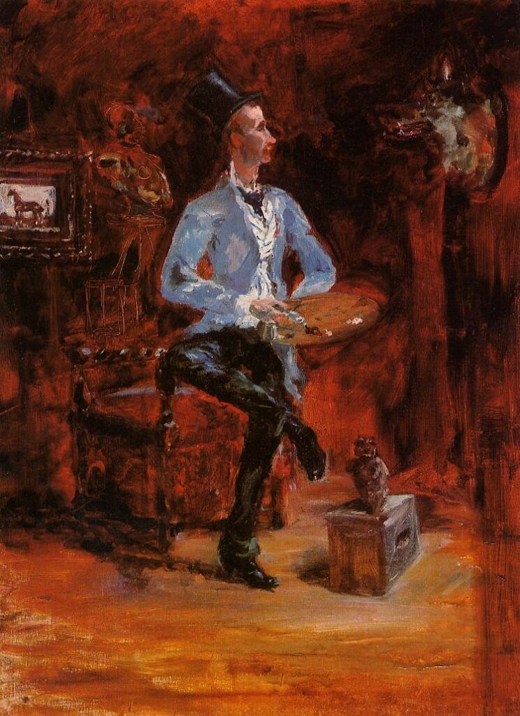 Princeteau in His Studio - 1881-82 - PC - Painting - oil on canvas.jpeg