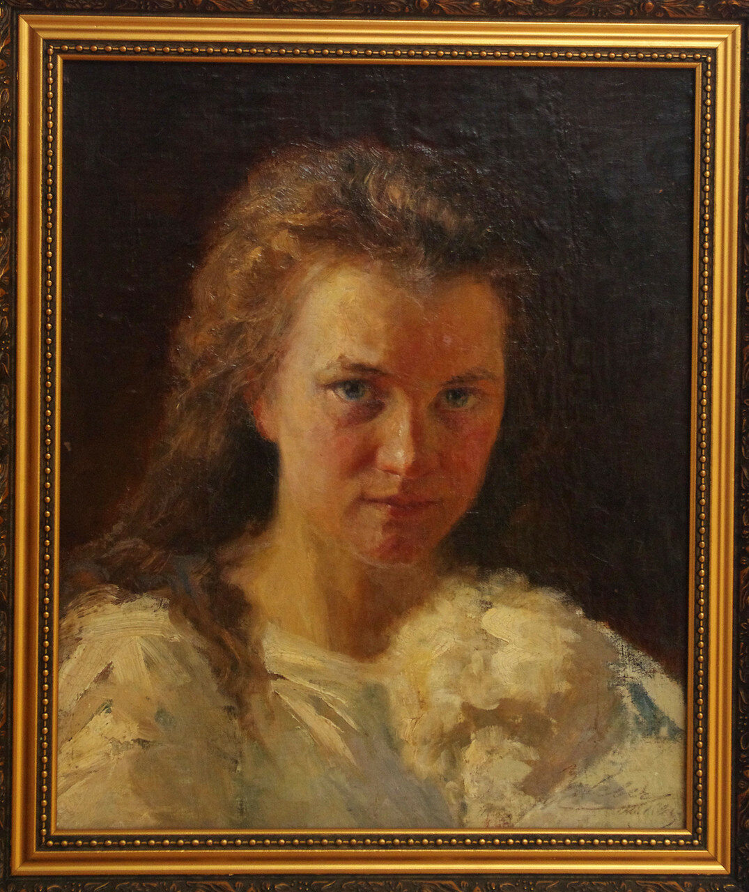 Яков Яковлевич Вебер. Женский портрет. Этюд. 1920 – 1930 гг.