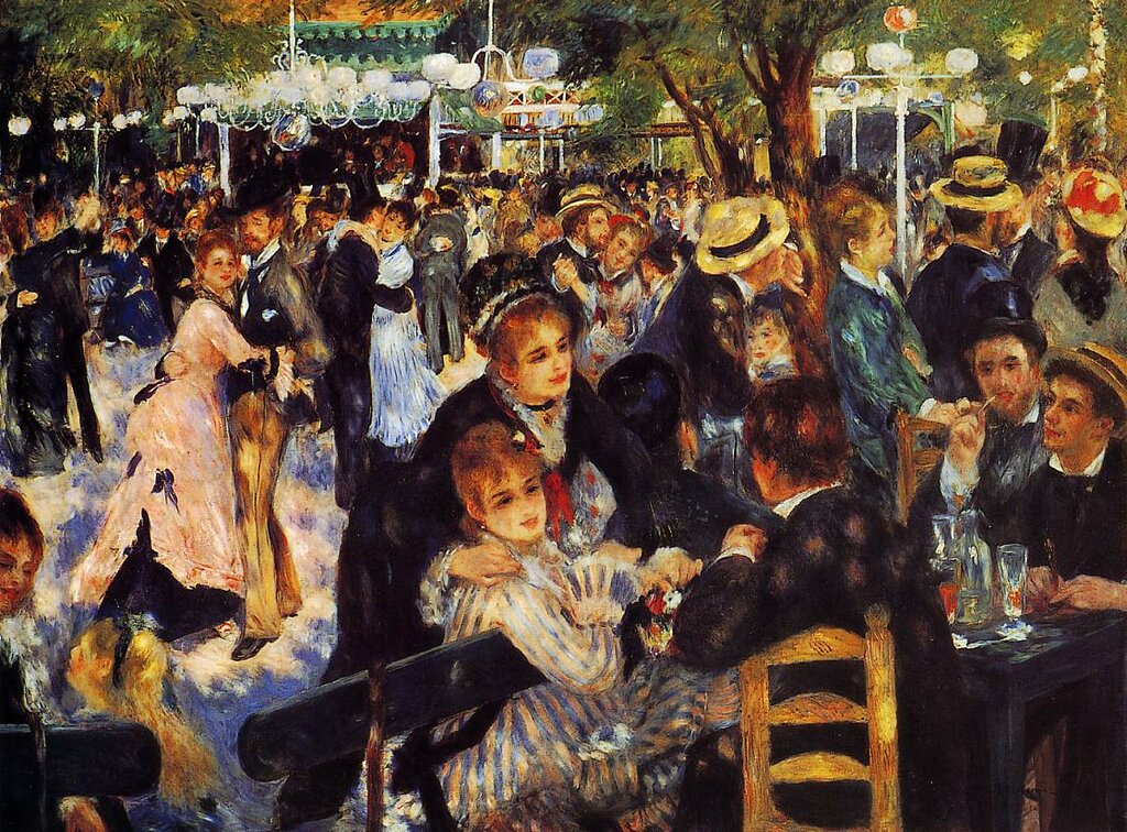 Пьер Огюст Ренуар: Dance at the Moulin de la Galette - 1876