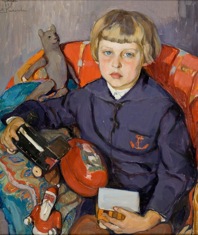 Портрет сына. Елена Киселёва 1925