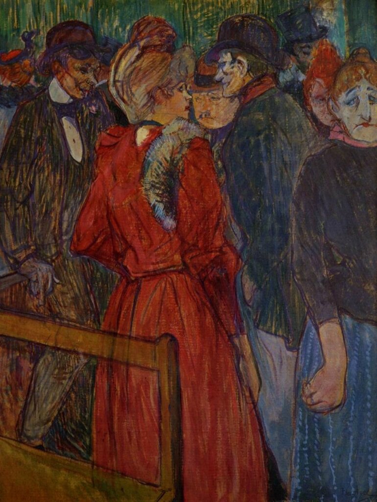 At the Moulin de la Galette - 1891 - PC- Painting - oil on board.jpg