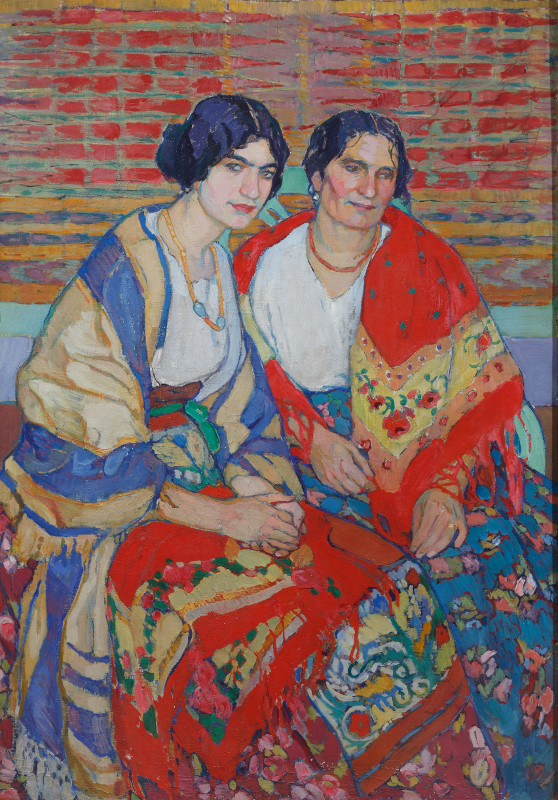 Мать и дочь. Елена Киселёва 1911