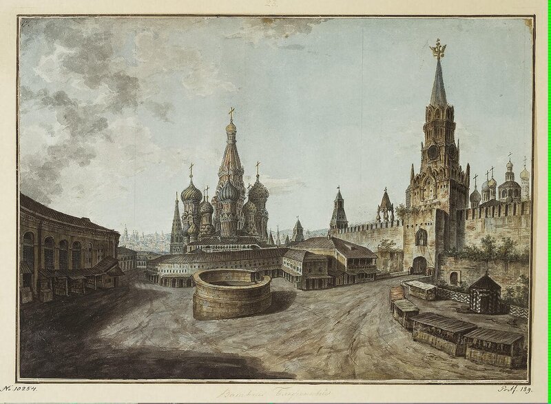 Alexeyev Fiodor - Cathedral of St Basil the Blessed and the Saviour Gate - JRR-6786