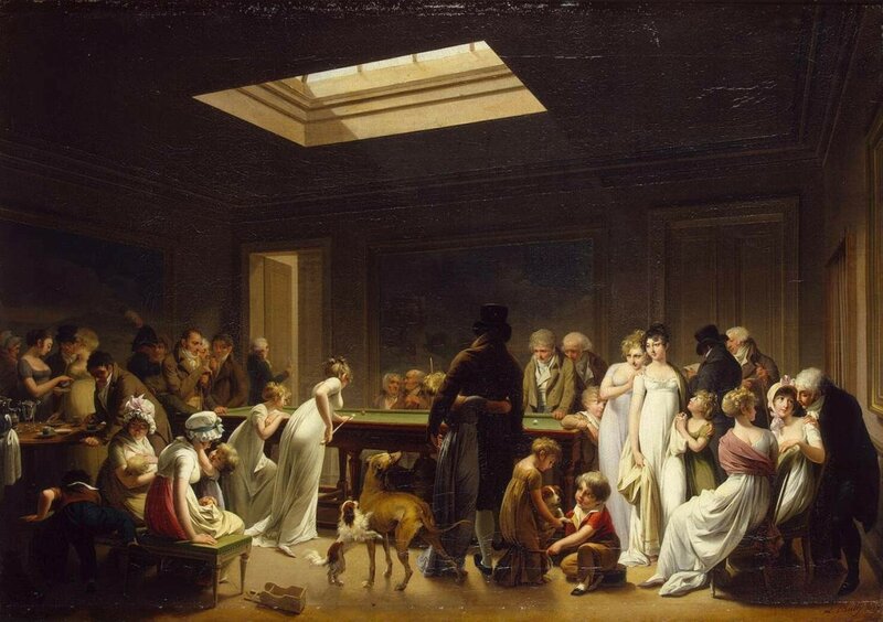 Луи Леопольд Буальи, «Игра в бильярд», 1807