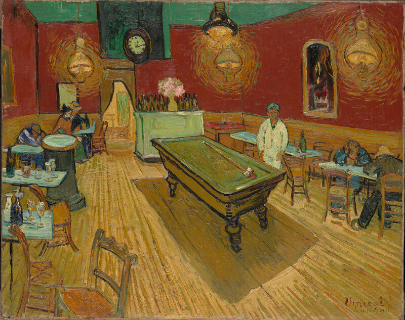 Винсент ван Гог, «Ночное кафе», 1888