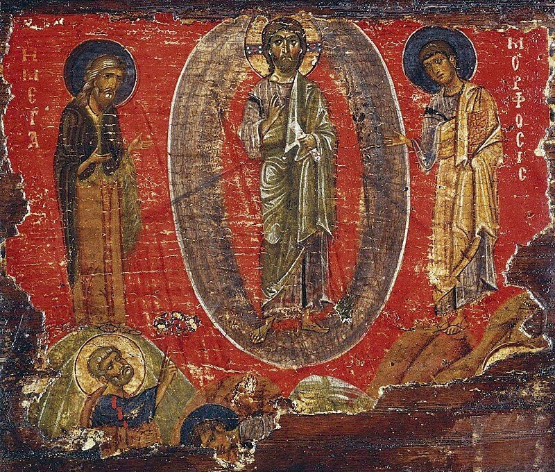 Преображение Господне. Икона. XII век. Византия