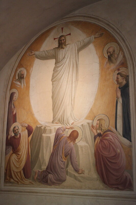 Fra Angelico. Transfiguración. San Marco, celda 6