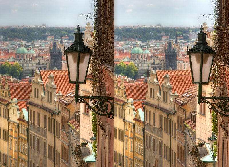 Прага Стереопара, перекрёстная стереопара, 3D, X3D, стерео фото, crossstereopairs, stereo photo, stereoview