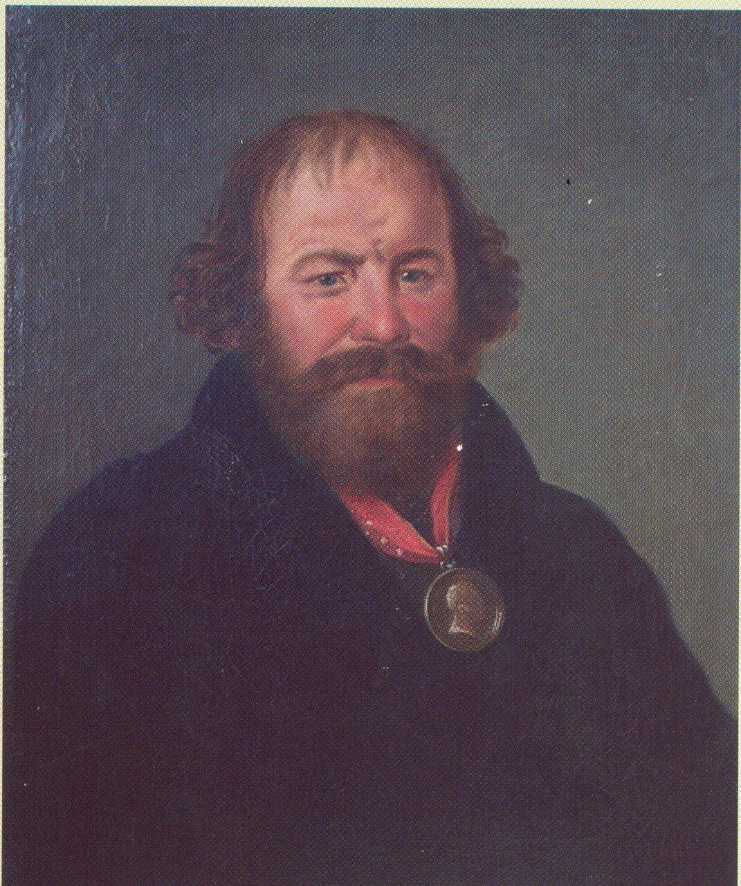 1830-е. Калужский купец И.И. Антипин, неизвестный художник, холст, масло