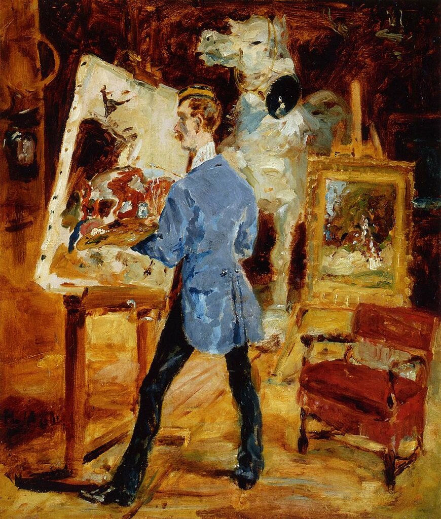 Princeteau in His Studio - 1881 - PC - Painting - oil on canvas.jpeg