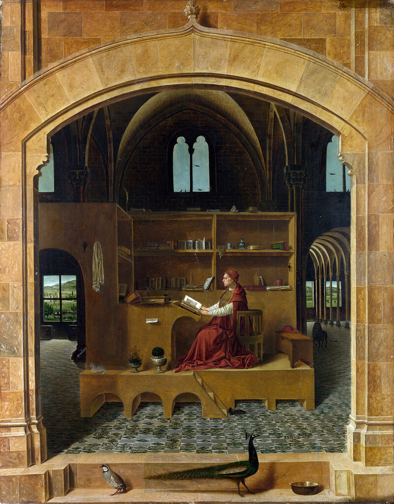 Saint Jerome in his Study