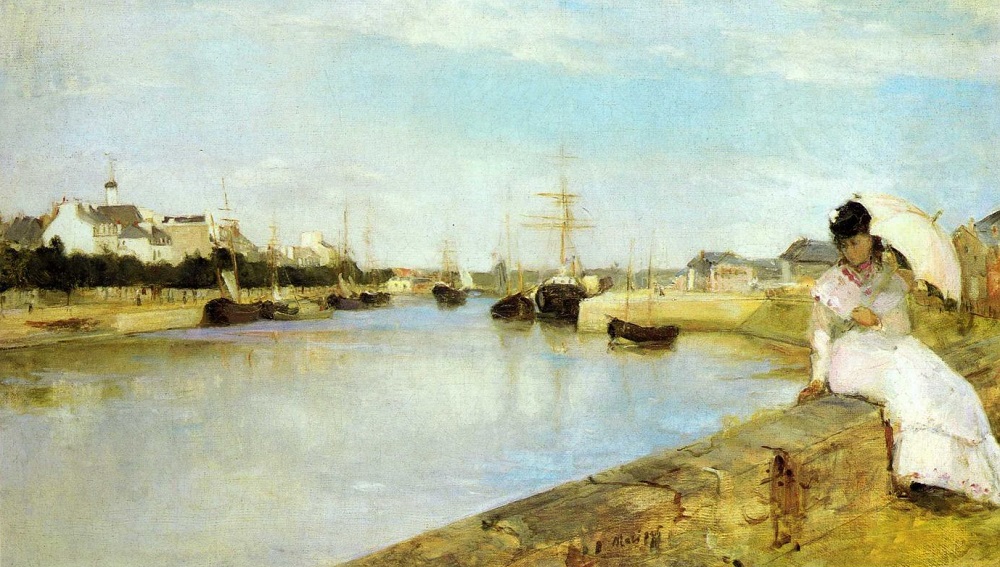 Порт в Лорьяне. Берта Моризо 1869