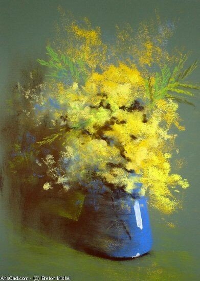 Artwork Breton Michel Bouquet de Mimosas.jpg