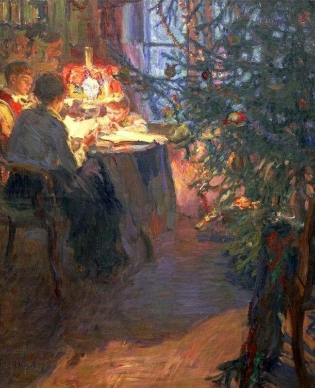Александр Викторович Моравов - Рождественская ёлка, 1921 г.