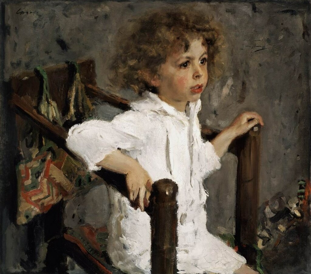 В.Серов &quot;Портрет Мики Морозова&quot;, 1901.