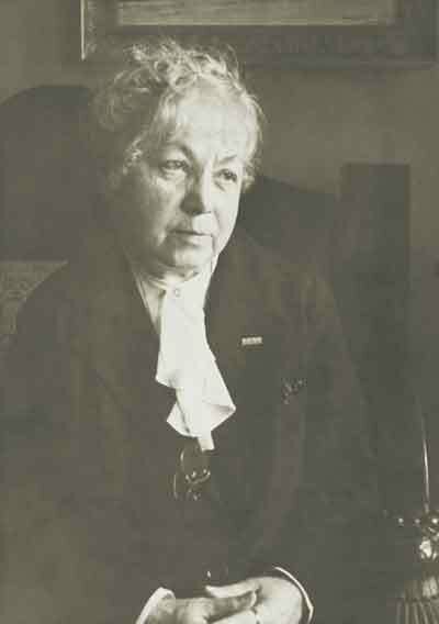 Анна Петровна Остроумова-Лебедева. 1947. Фотография из архива семьи Синицыных