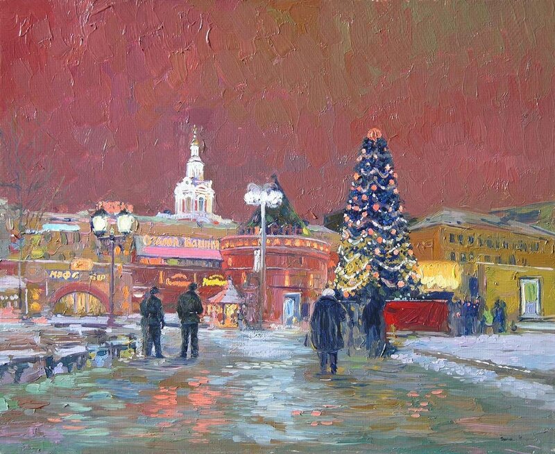 Семен Кожин &quot;Новый год. Площадь Революции. Москва&quot;, 2005