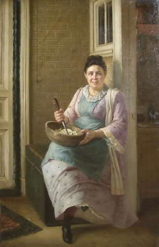 Журавлев Фирс Сергеевич «Кухарка», (1880)