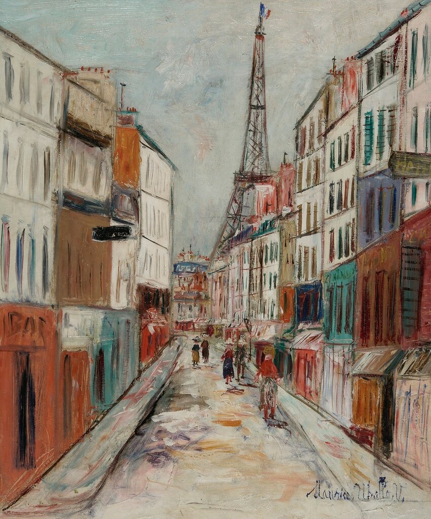 Saint-Dominique Street and Eiffel`s Tower, 1937-38.jpg