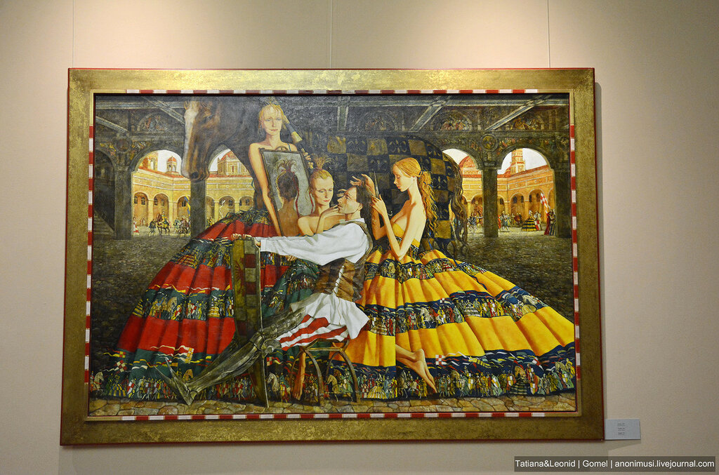 Выставка художника Романа Заслонова в Гомеле