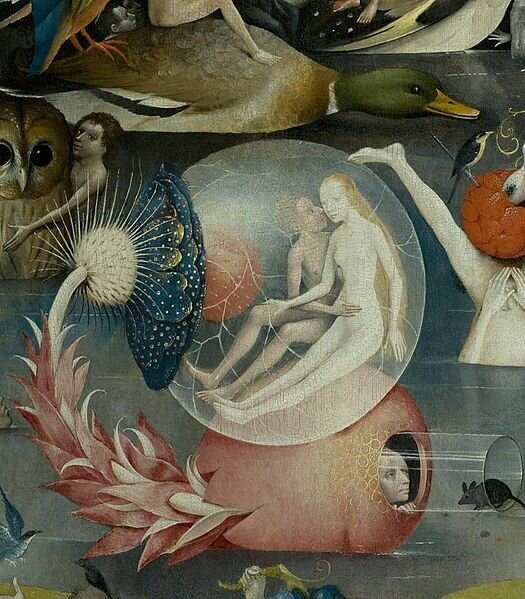 Hieronymus Bosch - The Garden of Earthly Delights, central panel, detail (circa 1450–1516)