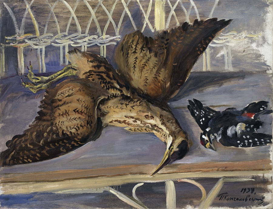 8 1934 Still Life With Bittern And Woodpecker, Чс.jpg