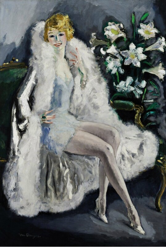 Актриса Лили Дамита. 196.8 x 131.4 см. масло, холст. Частная коллекция.jpg