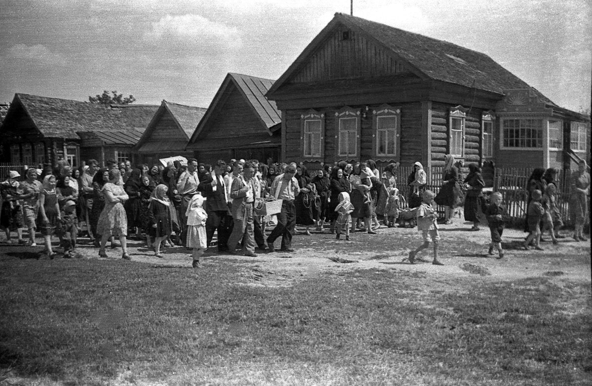 Похороны в старообрядческой деревне. 1958 