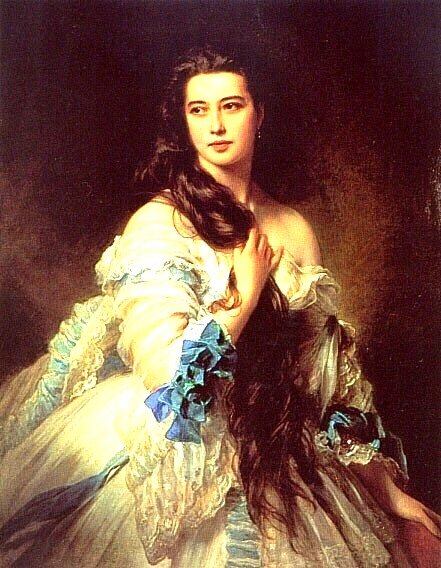 Franz-Xavier Winterhalter. Мадам Римская -Корсакова. Париж, Франция, музей Орсе