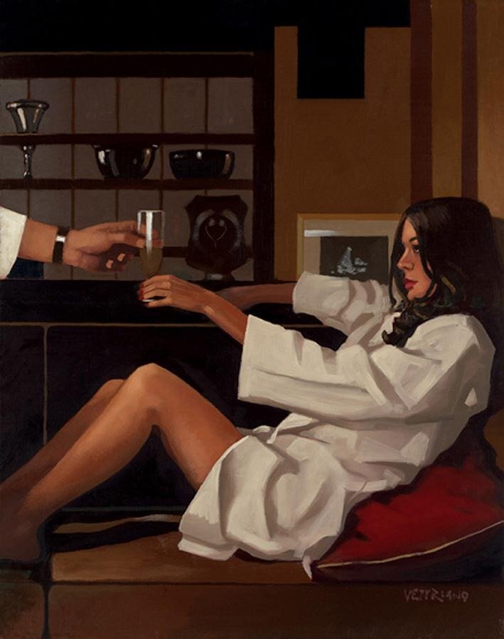 Man Of Mystery II, by Jack Vettriano