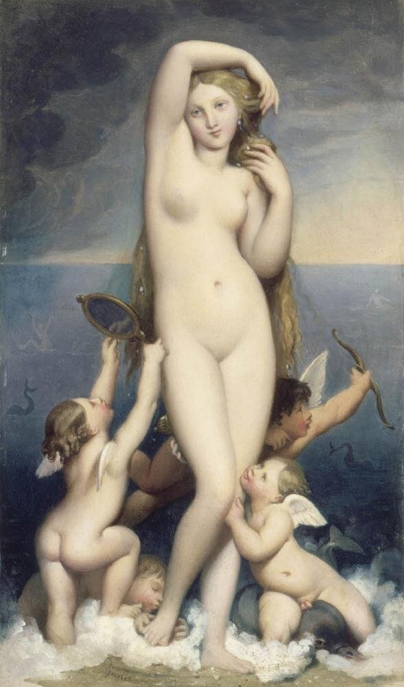 1848 Jean-Auguste-Dominique Ingres Venus Anadyomene