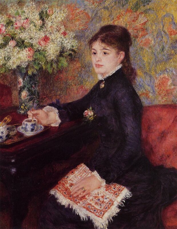 Пьер Огюст Ренуар (Pierre Auguste Renoir, 1841 - 1919) — Чашка шоколада, 1878.