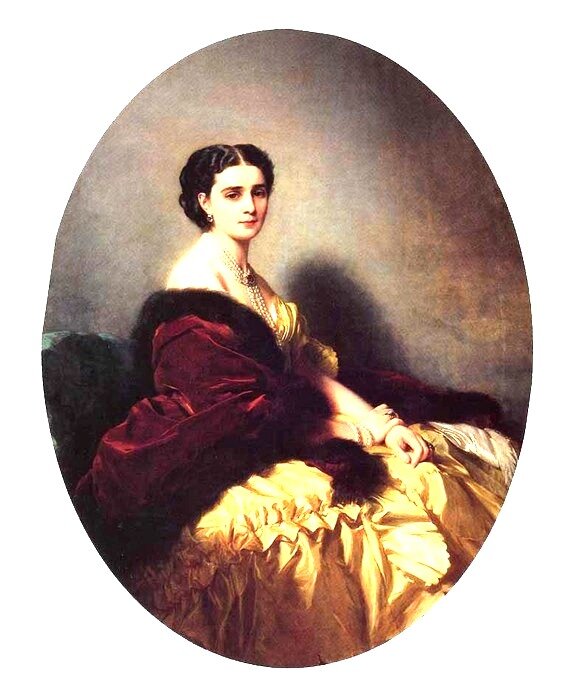 Franz-Xavier Winterhalter. Портрет С.П. Нарышкиной.1858г. Эрмитаж