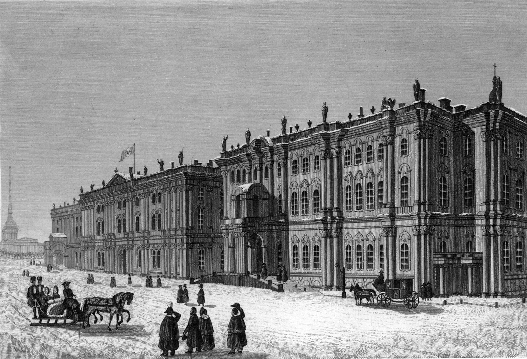 38. Зимний дворец со стороны площади