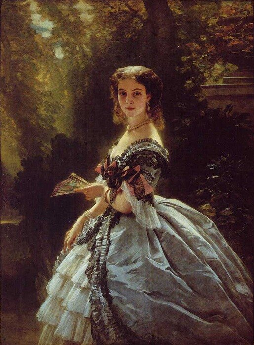 Franz-Xavier Winterhalter. Елизавета Эсперовна Белоселькая-Белозерская, княгиня Трубецкая