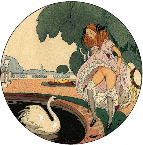 Leda and the Swan by Gerda Wegener