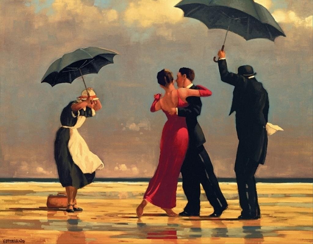 The Singing Butler 1992 by Jack Vettriano